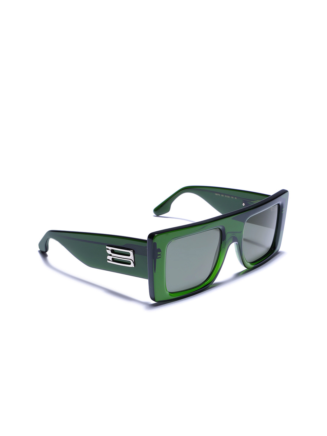 Victoria Beckham Women UV Protected Lens Square Sunglasses - VB677S/51/TRANSPARENT GREEN