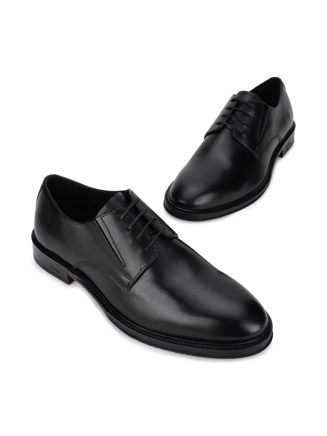 Woods Men Leather Formal Derbys Shoes