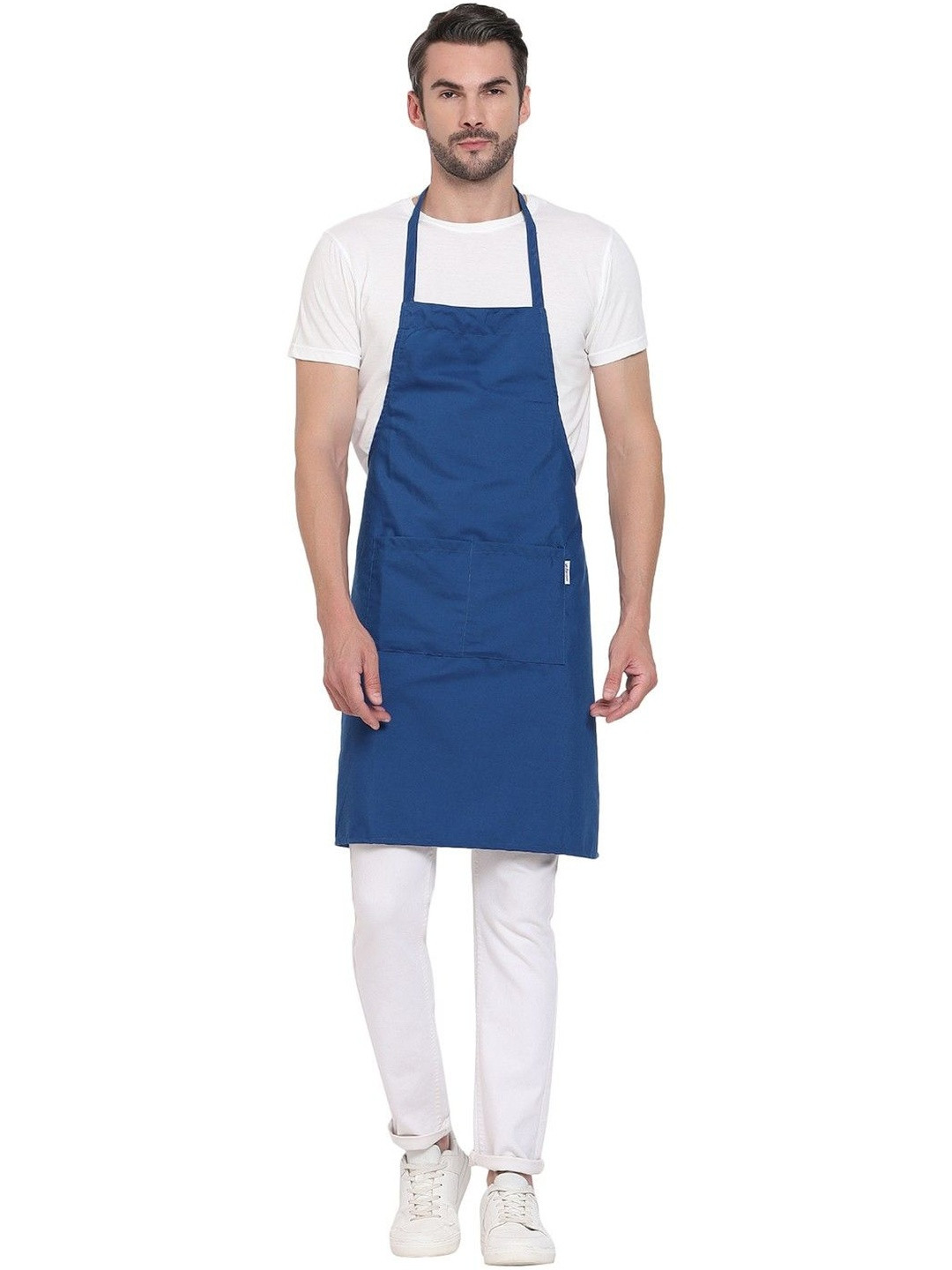 uniformer Men Cotton Apron With Front Pocket