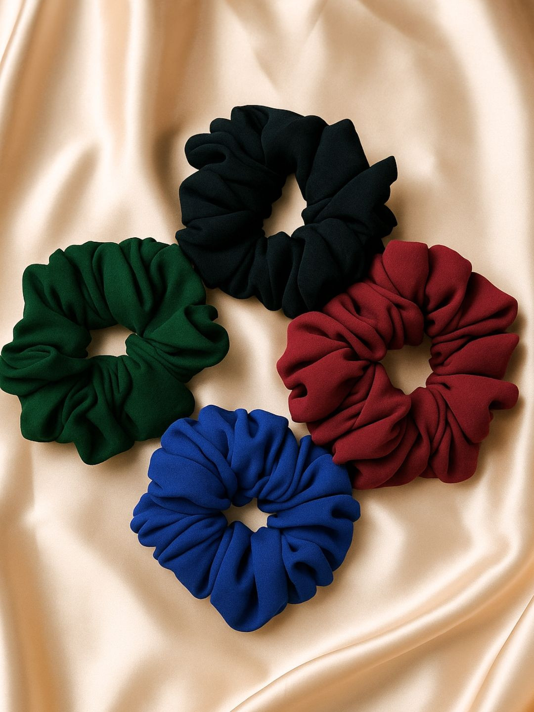 Rovlina Women Set of 4 Ponytail Holders