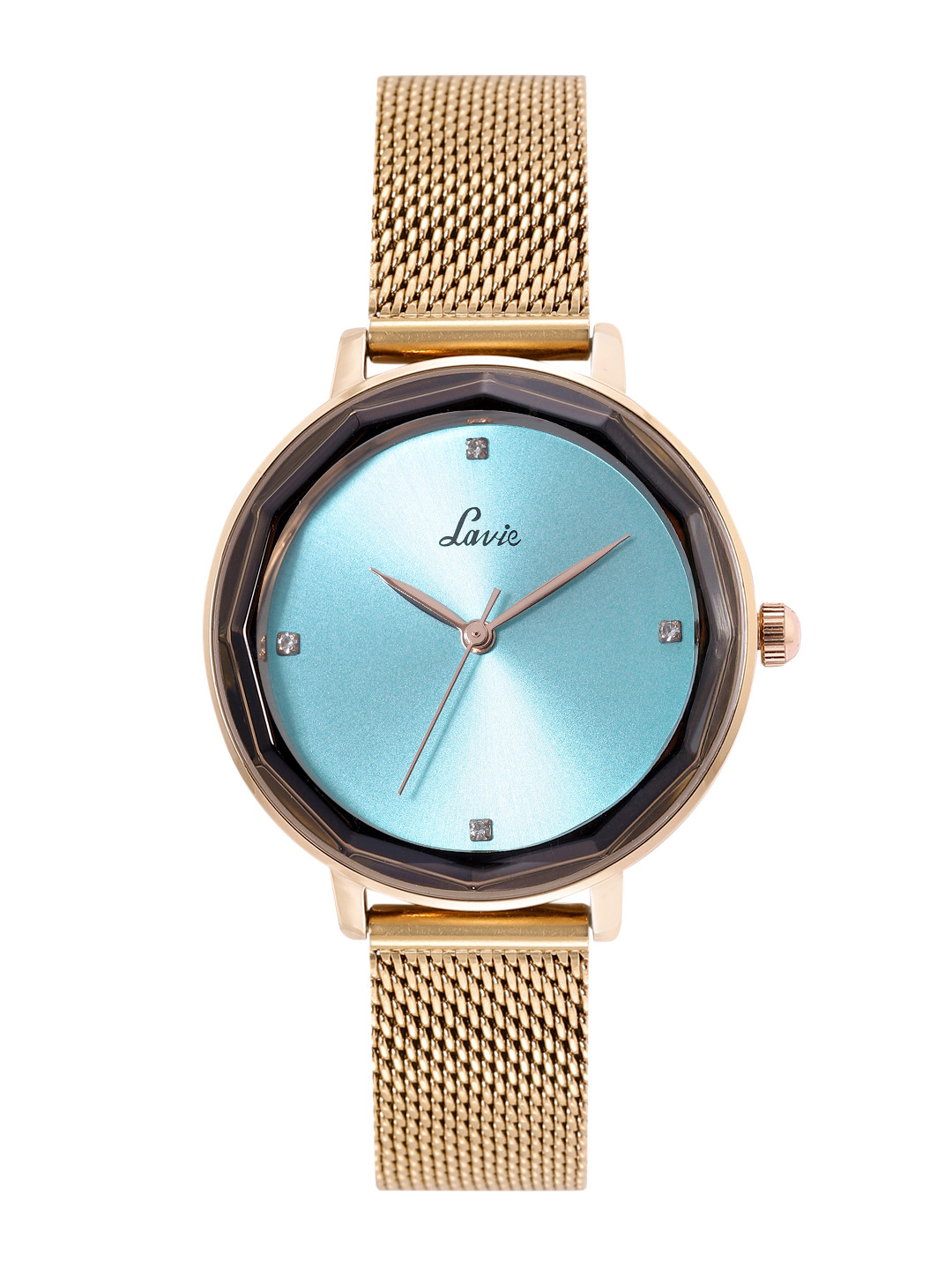 Lavie Women Embellished Dial & Analogue Watch LV-W-1012B