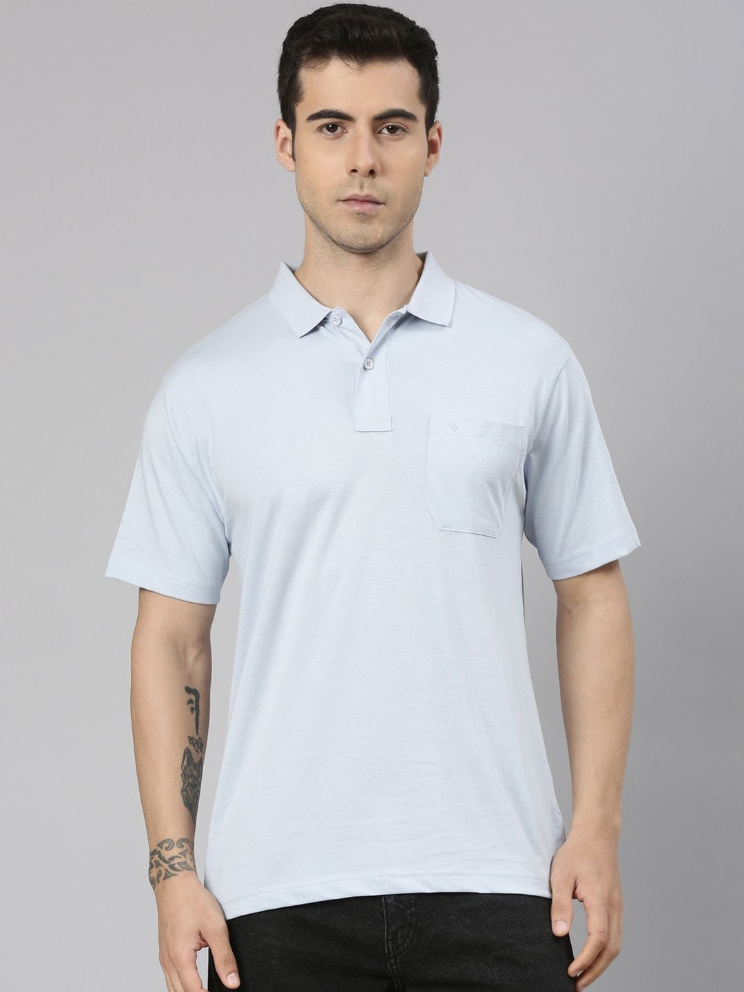 Classic Polo Polo Collar Short Sleeves Authentic Fit Casual T-shirt