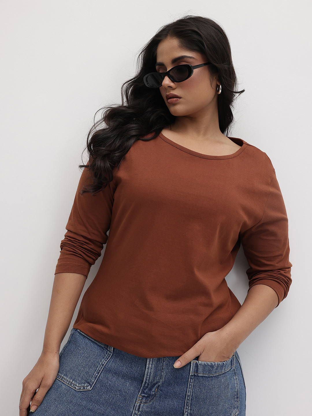 The Roadster Life Co. Plus Size Pure Cotton T-shirt