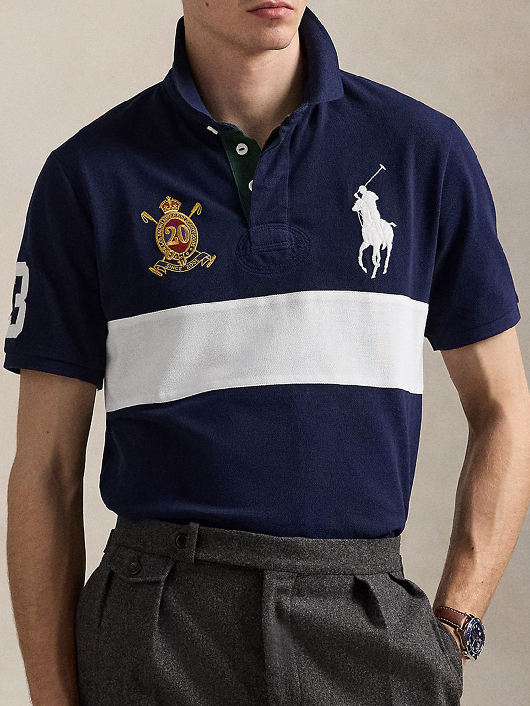 Polo Ralph Lauren Custom Slim Fit 20th Anniversary Polo T-Shirt