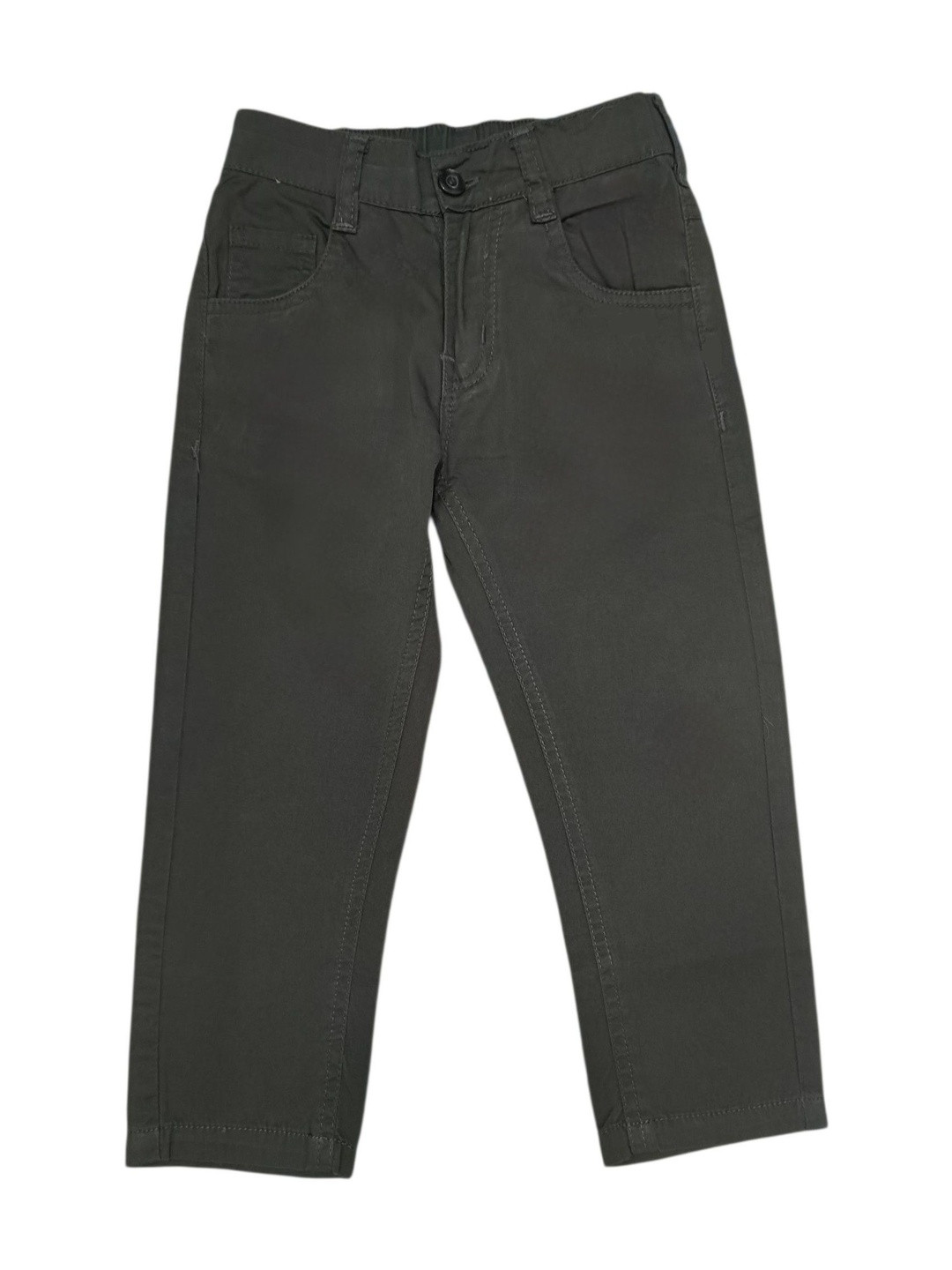 ALBEPOSE Boys Straight Fit Low-Rise Cotton Trousers