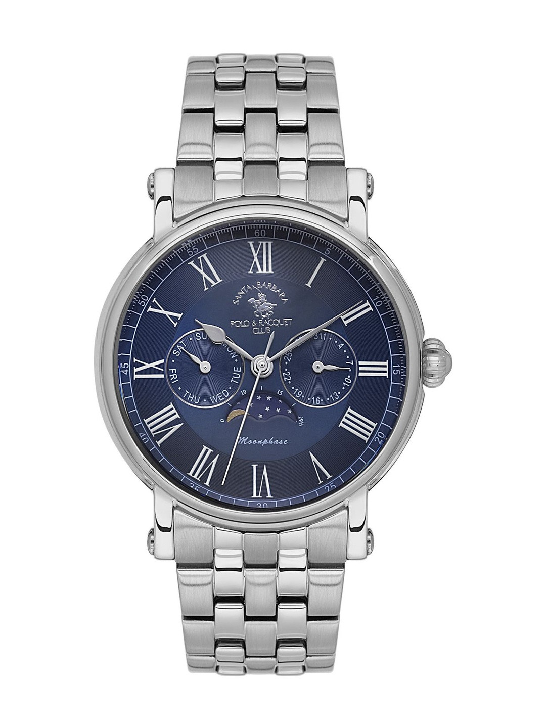 SANTA BARBARA POLO & RACQUET CLUB Men Stainless Steel Straps Analogue Watch SB.4.10032-3