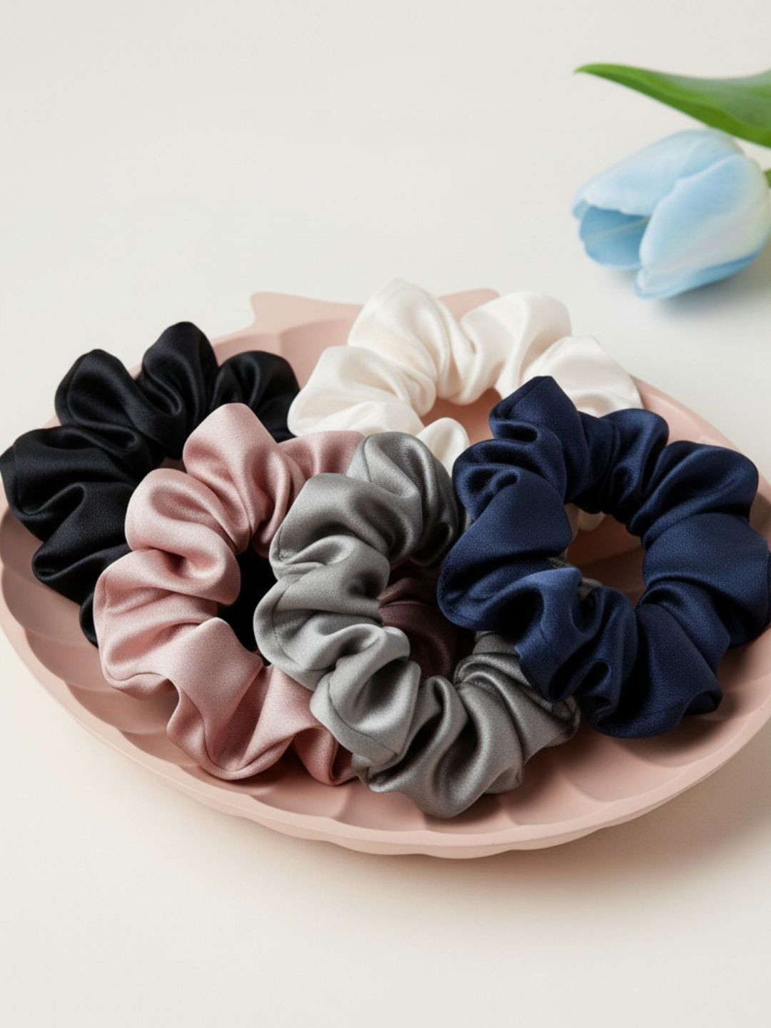 Mueras Pack Of 5 Women Scrunchies
