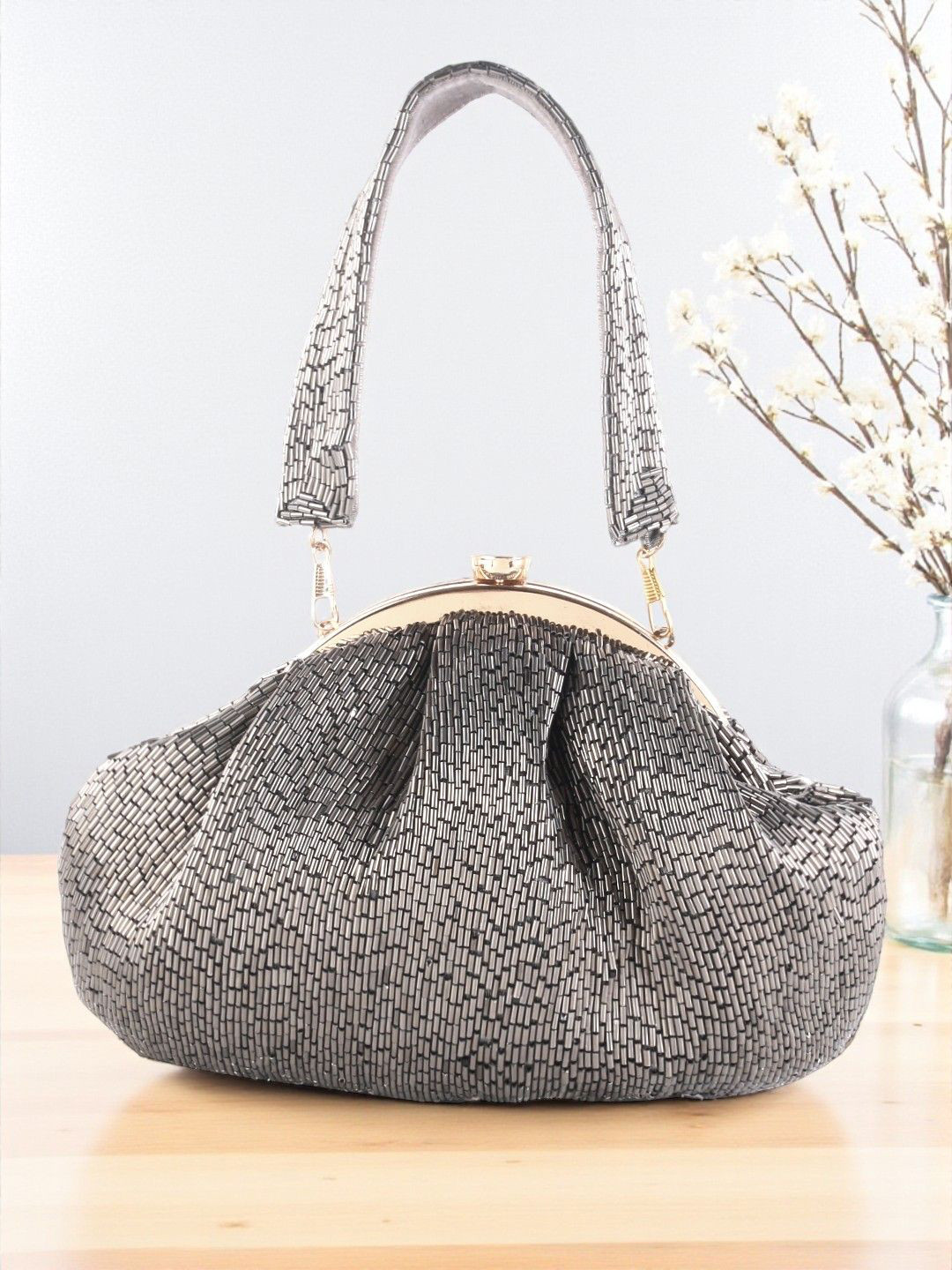 VRPS Handicrafts Embroidered Potli Clutch