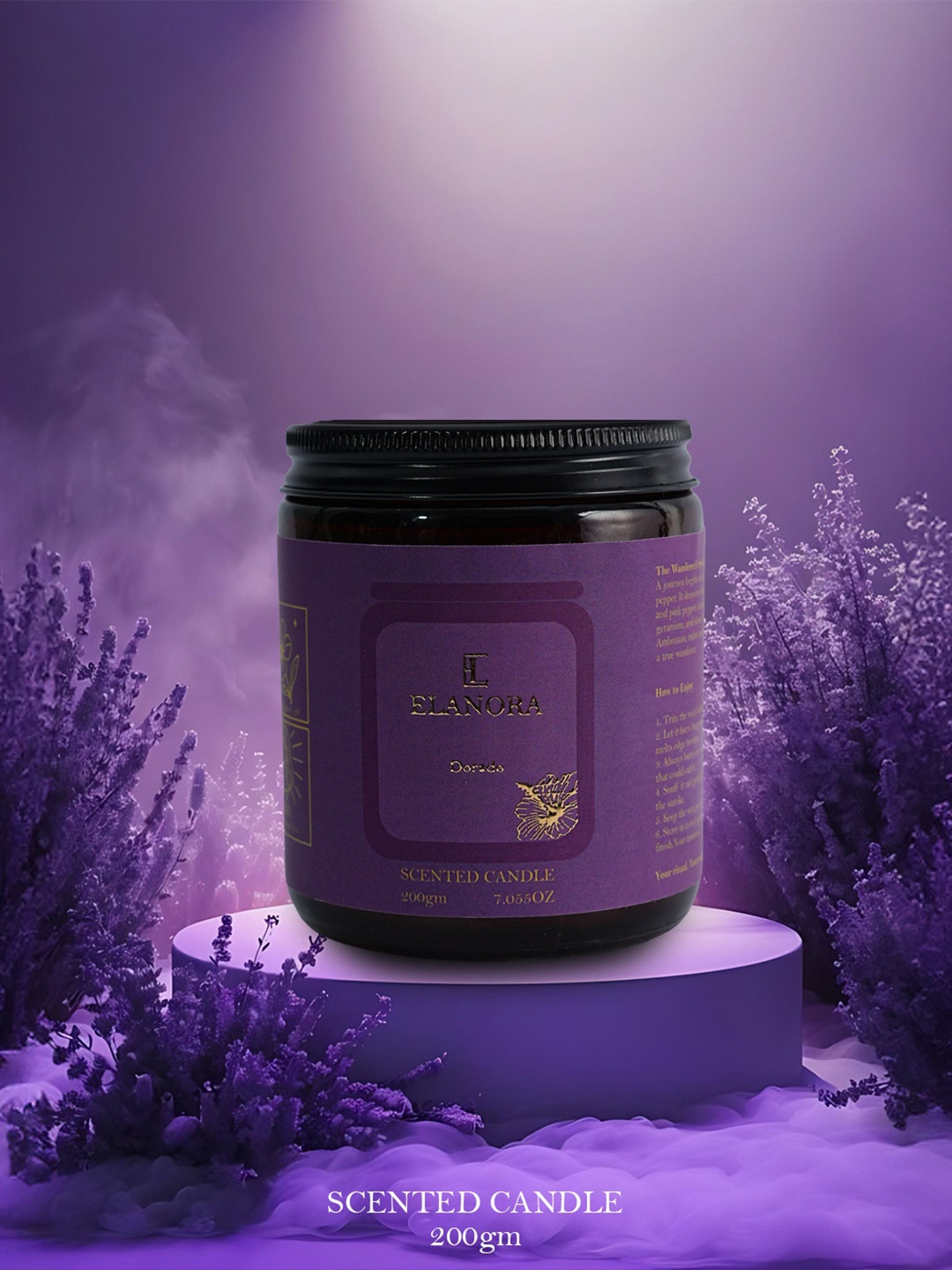 ELANORA Dorado Scented Candle- 200 g