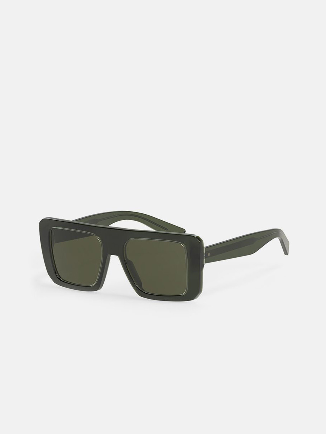 Snitch Men Green Square Regular Lens Sunglasses SN0116-02