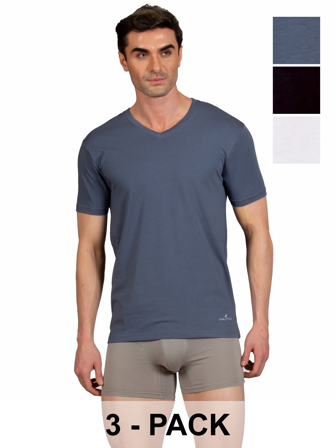 Nautica Men Pack Of 3 Lounge T-Shirts