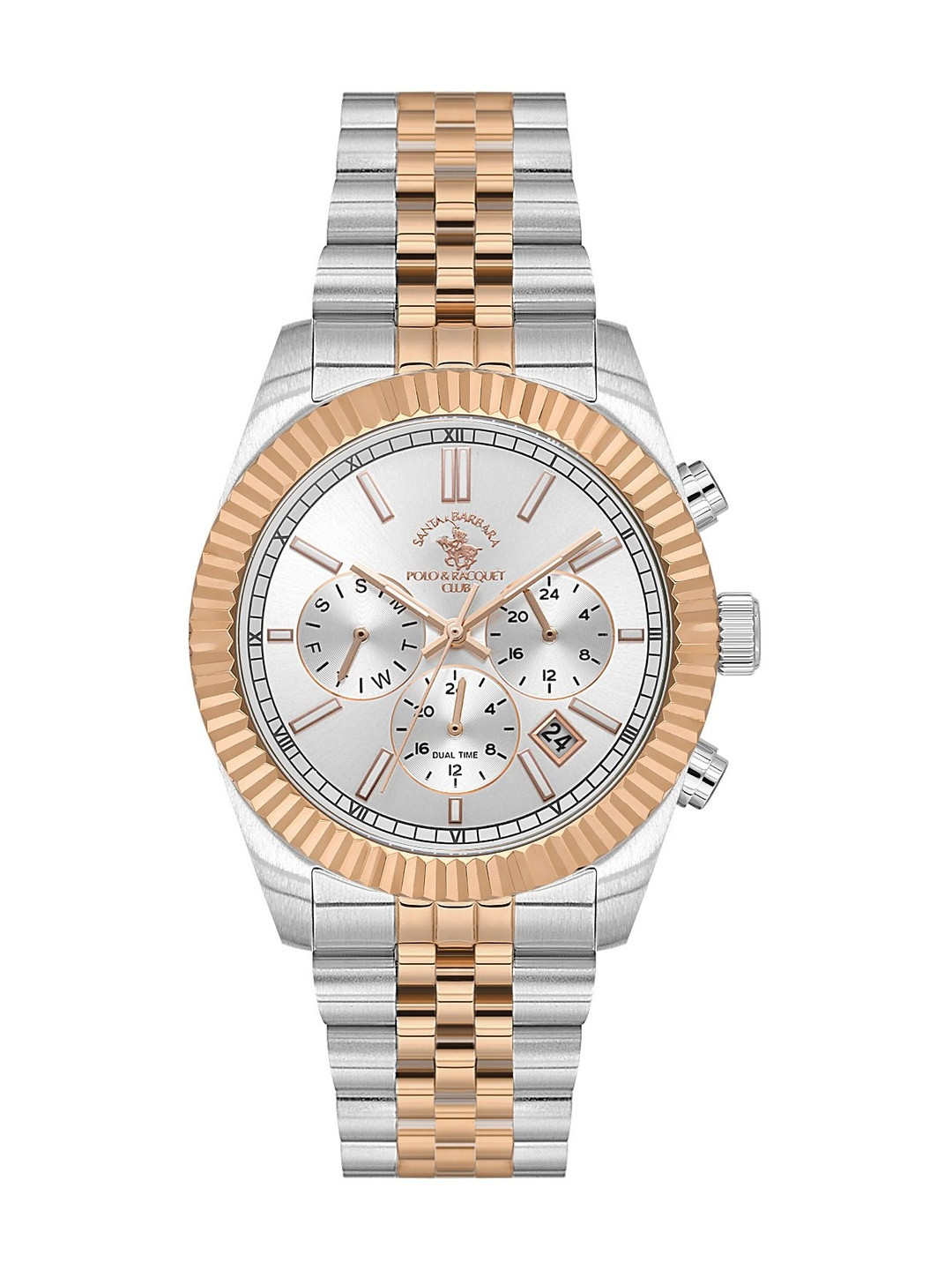 SANTA BARBARA POLO & RACQUET CLUB Men Textured Analogue Watch SB.1.10653-6