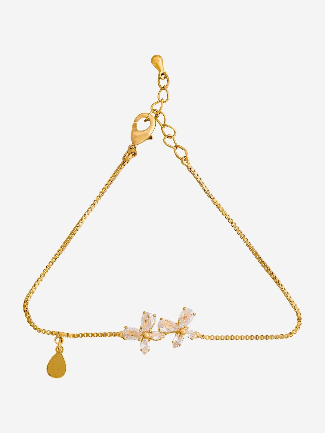 Kushal's Fashion Jewellery Women Gold-Plated Link Bracelet