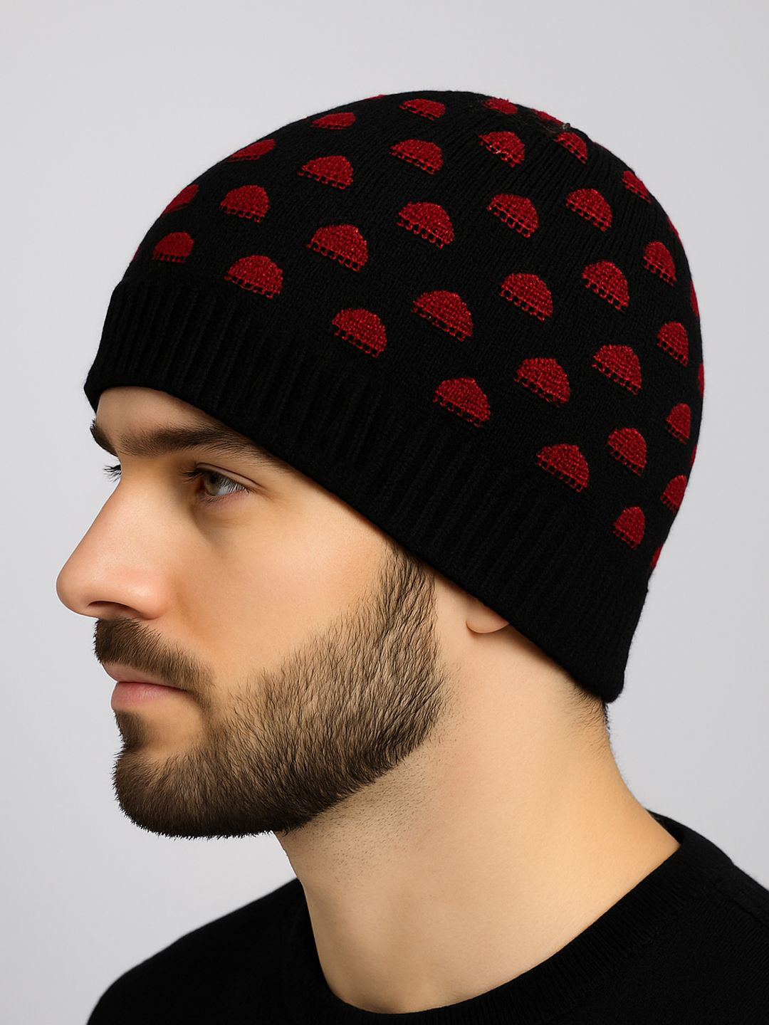 SZN Men Self Design Regular Beanie Caps