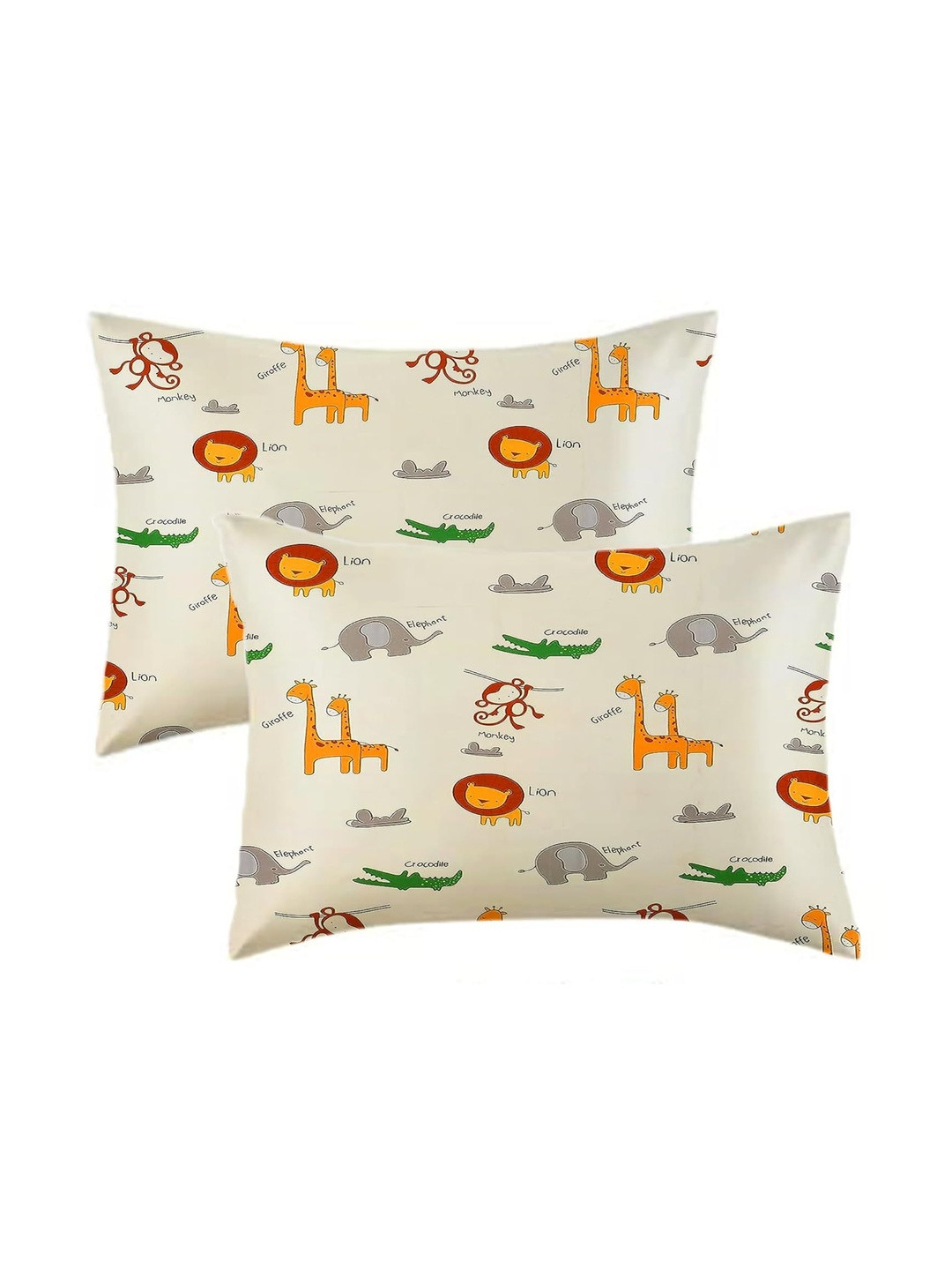 Filymore Off 2 Pieces Self Design Rectangle Pillow Covers