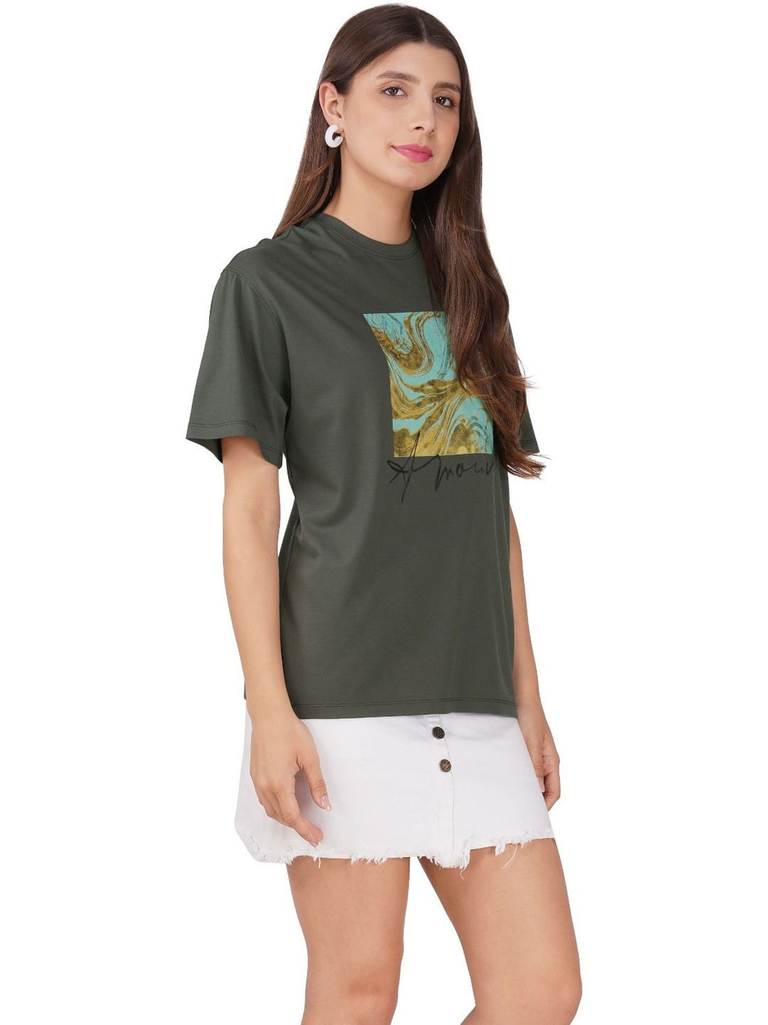 Amira's Women Printed 1 T-shirt