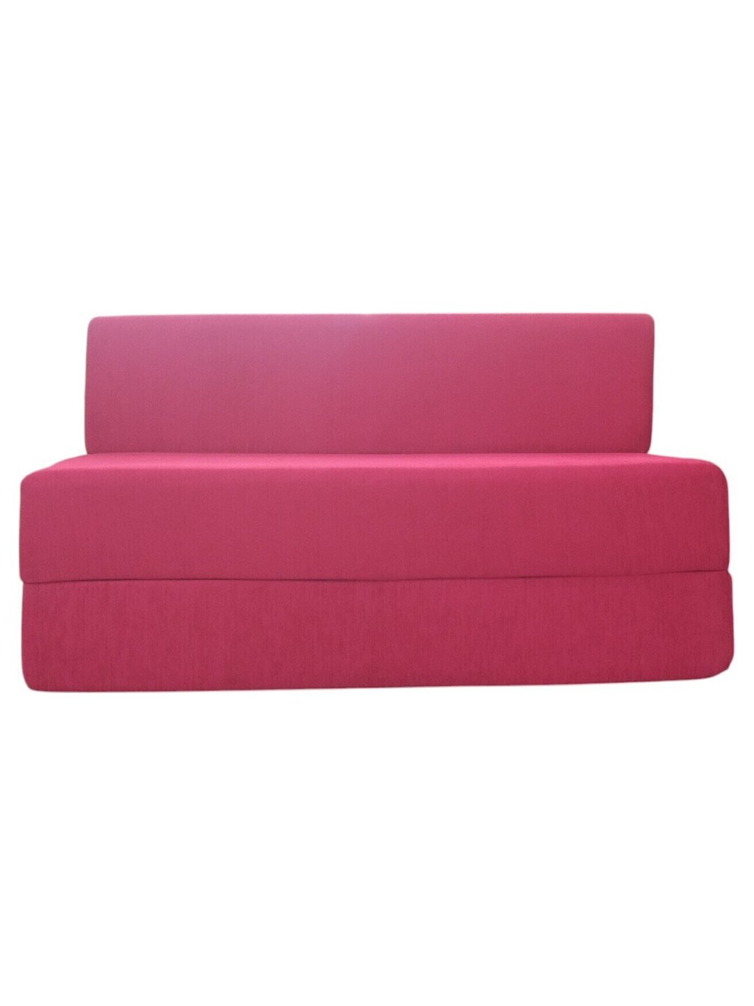 FRIENDS LIFE Pink 2 Seater Comfort For All Sofa Cum Bed