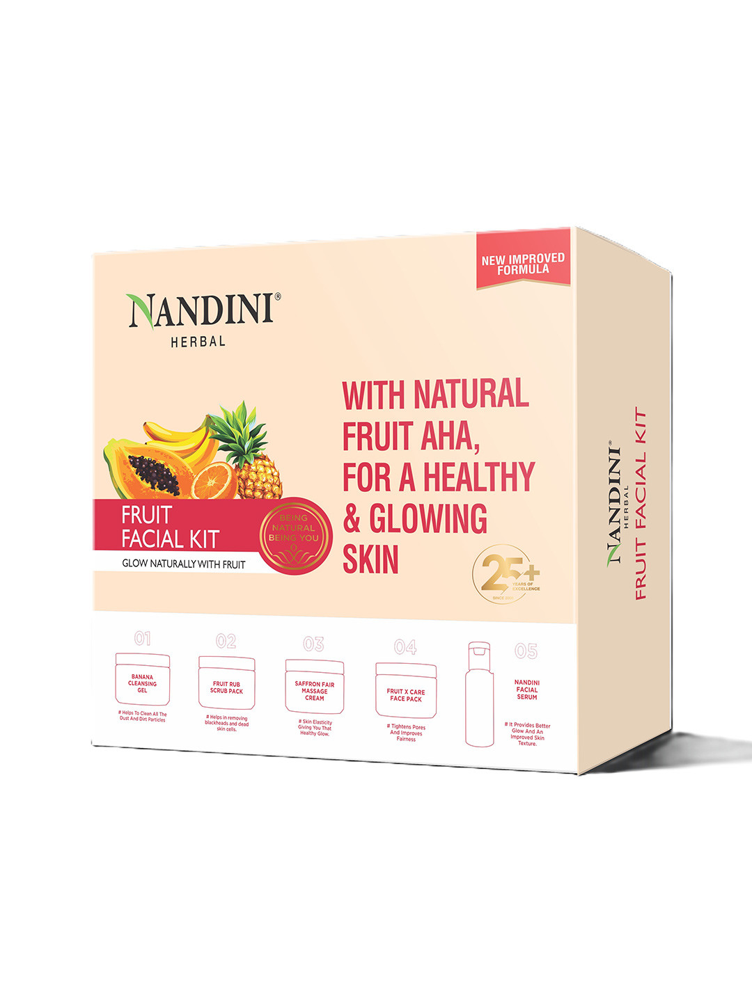 Nandini Herbal Natural Fruit Punch Ahhhhhhaaaaa Facial Kit