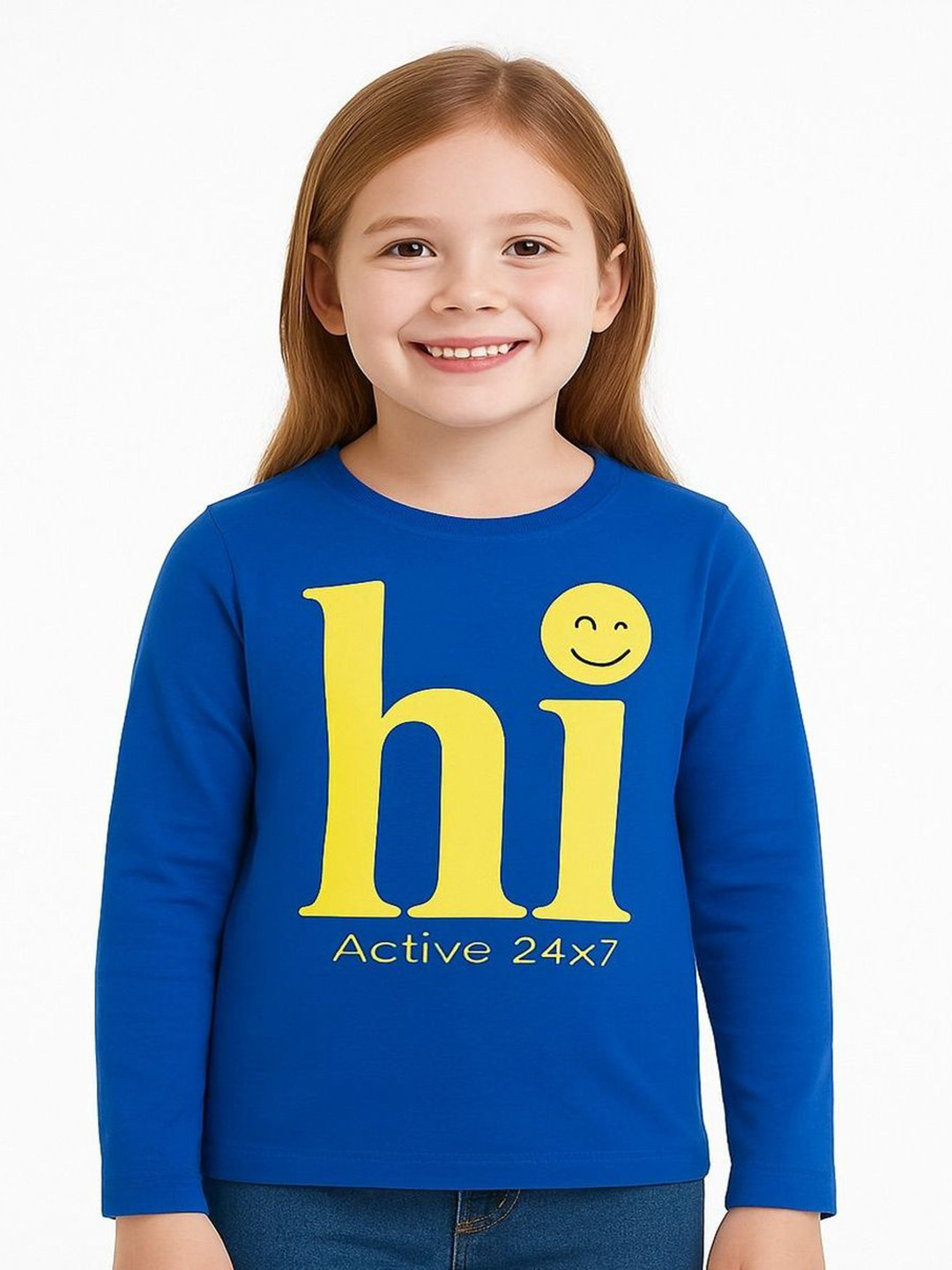 Lkcreation Kids Typography Printed T-shirt