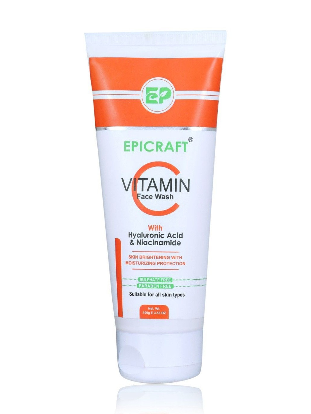 EPICRAFT Vitamin C Face Wash With Hyaluronic Acid - 100 g
