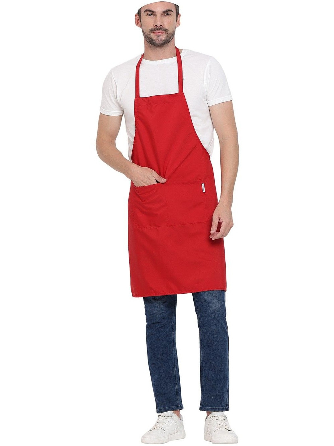 uniformer Unisex Cotton Apron With Front Pocket