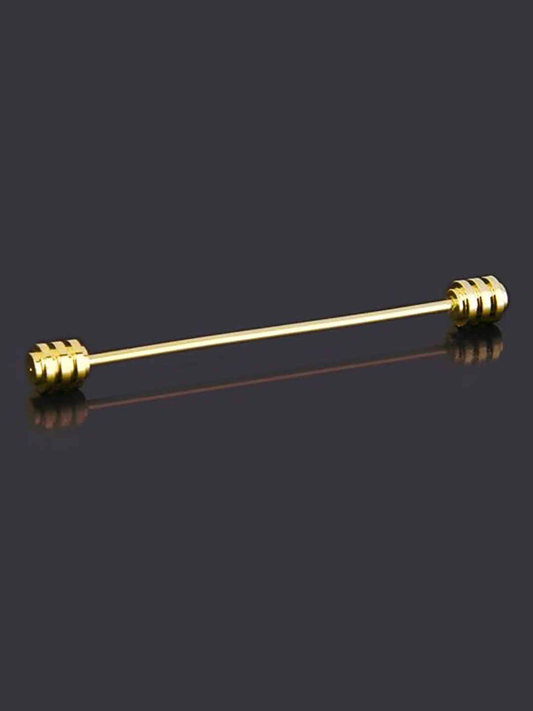 Peora Gold-Toned Plated Metal Tie Pin Brooch