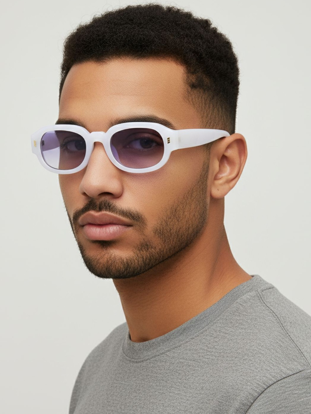 goglassic Venom Unisex UV Protected Lens Rectangle Sunglasses VENOM-PURPLE-PURPLE