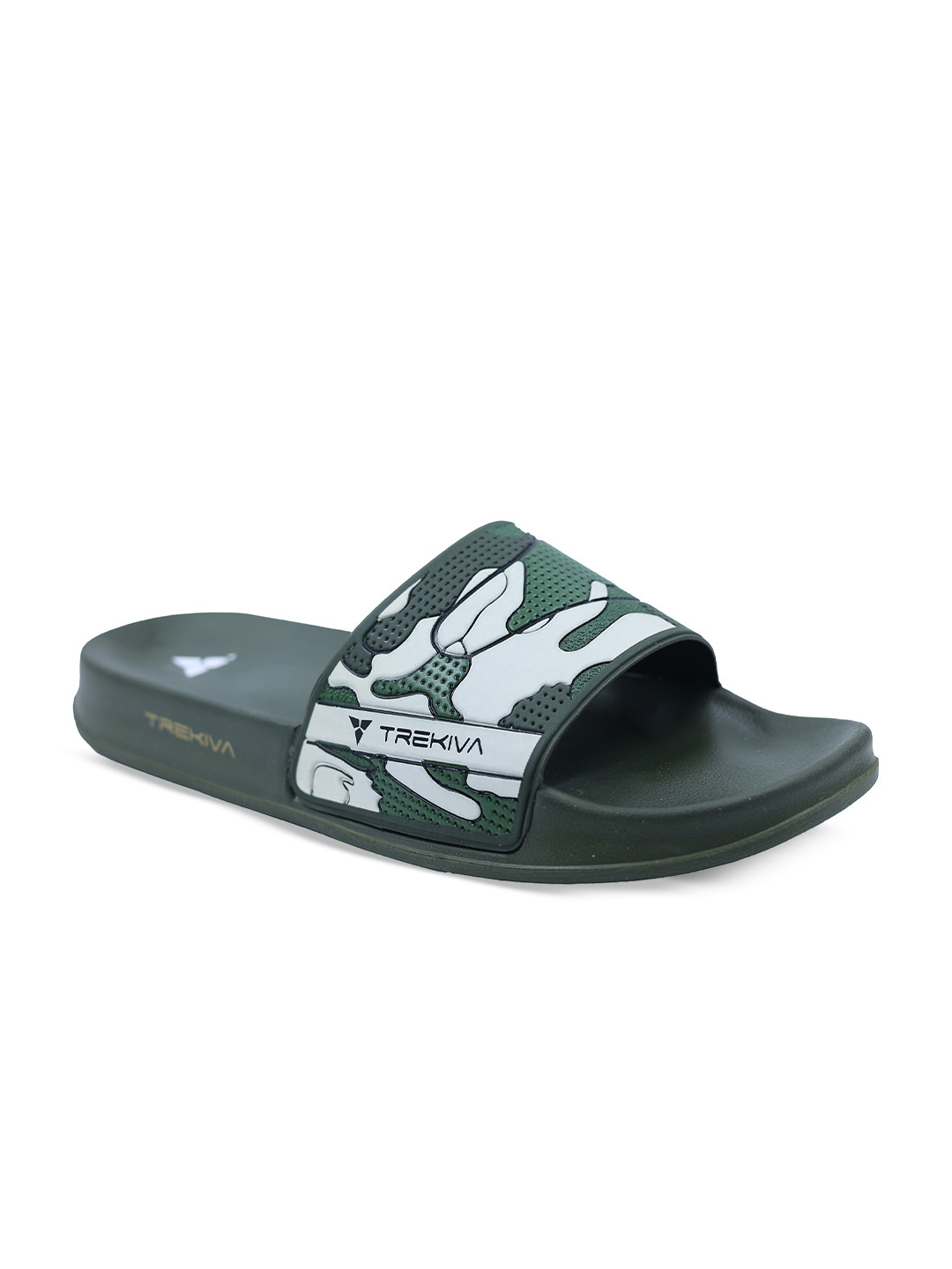 Trekiva Men Olive EVA Room Slippers