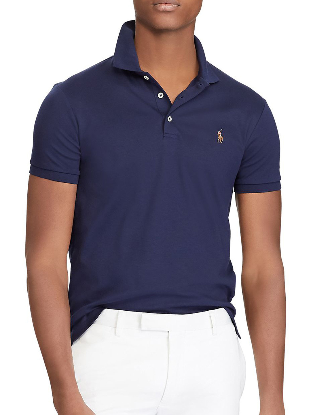 Polo Ralph Lauren Men Pure Cotton Slim Fit Soft Touch Polo T-Shirt