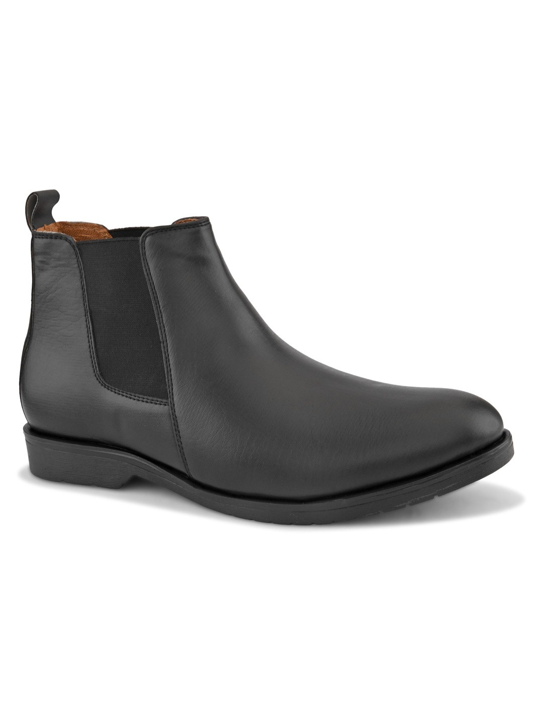 John Karsun Men Solid Slip-On Chelsea Boots