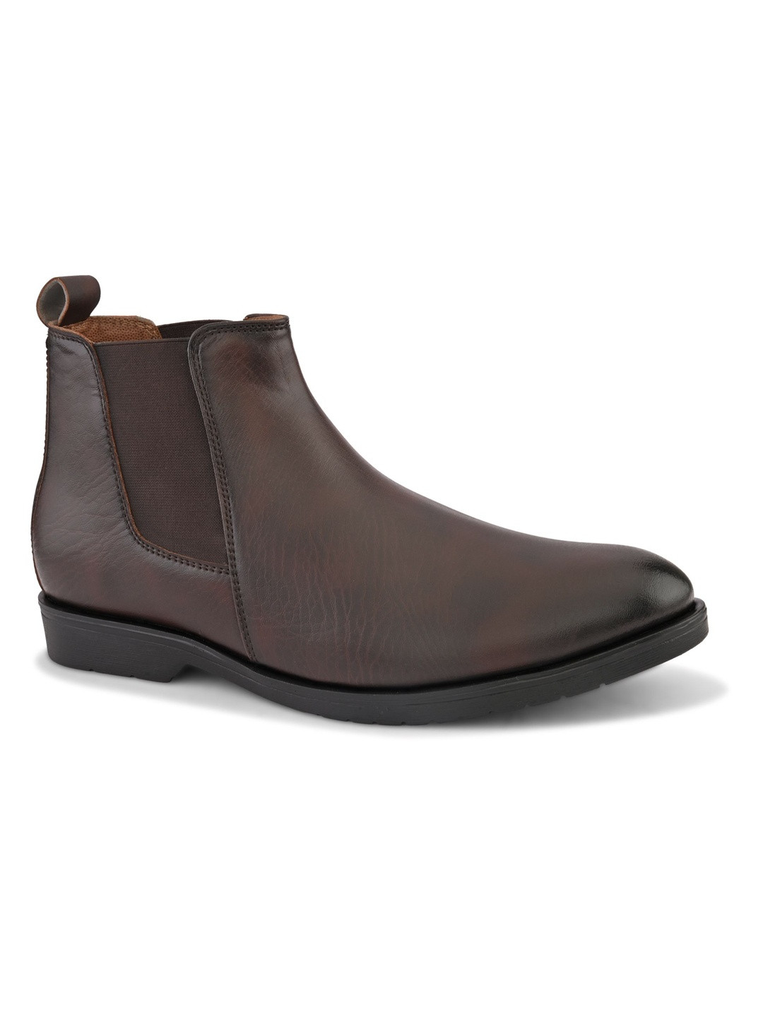 John Karsun Men Solid Round Toe Chelsea Boots