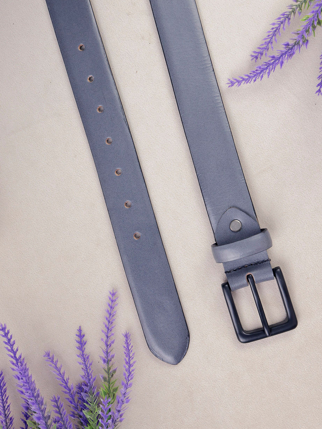 Aditi Wasan Men Leather Wide Formal Belt