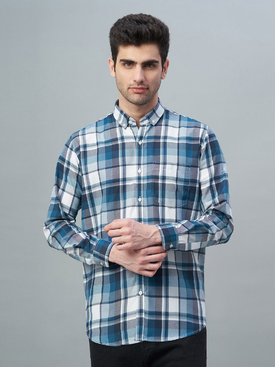 Swoke Unisex Comfort Tartan Checks Checked Casual Shirt