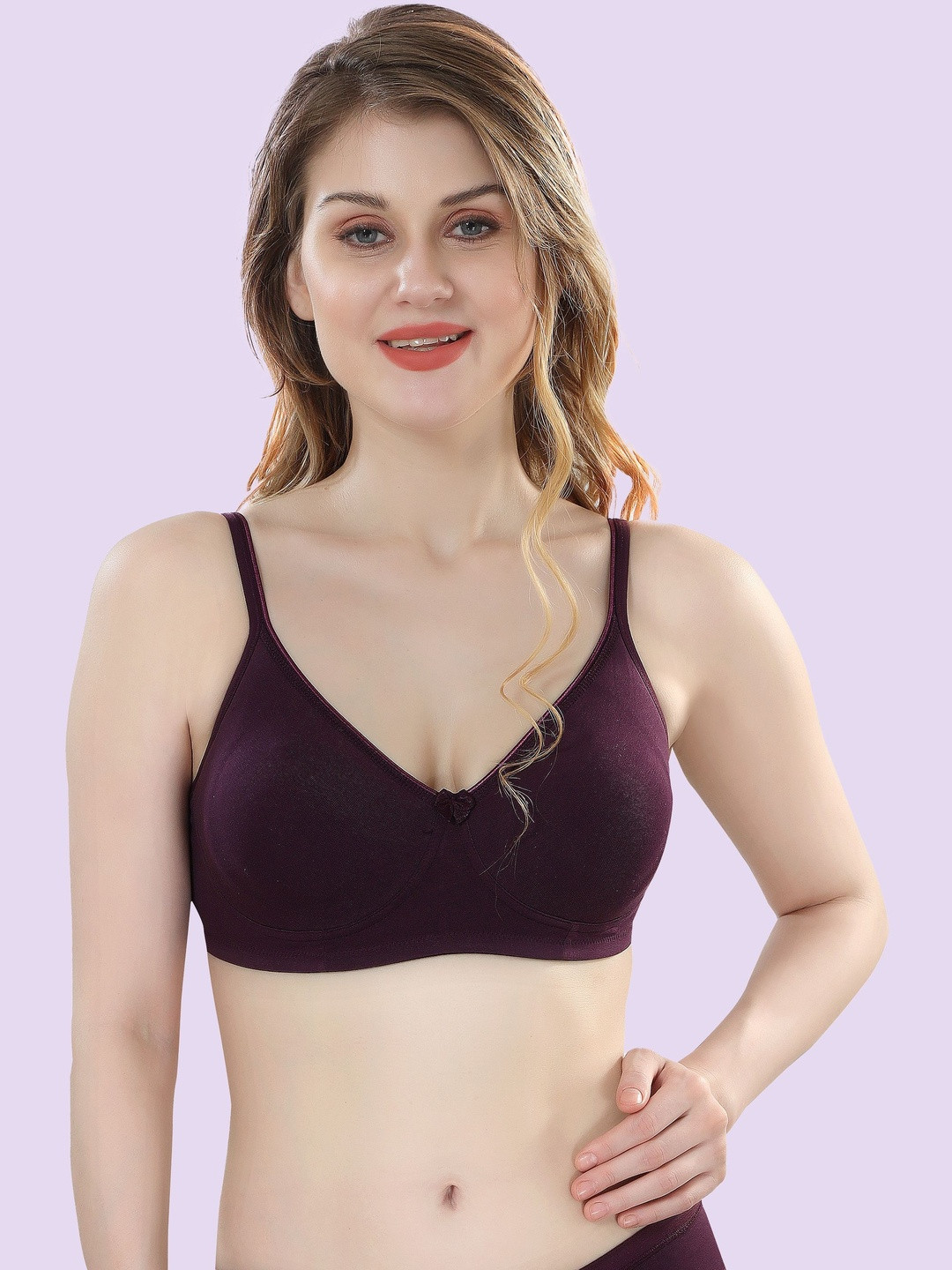 Cloud Soft  Full Coverage  Non Padded Non-Wired Seamless T-shirt Bra
