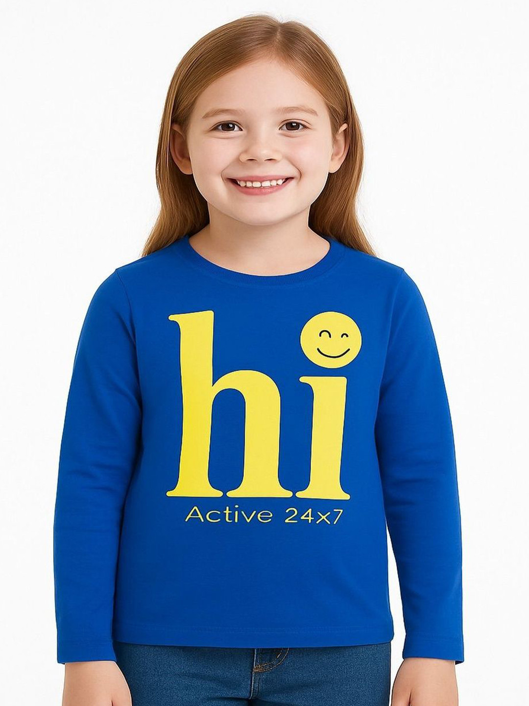 AScollection Kids Cotton Typography Printed T-shirt