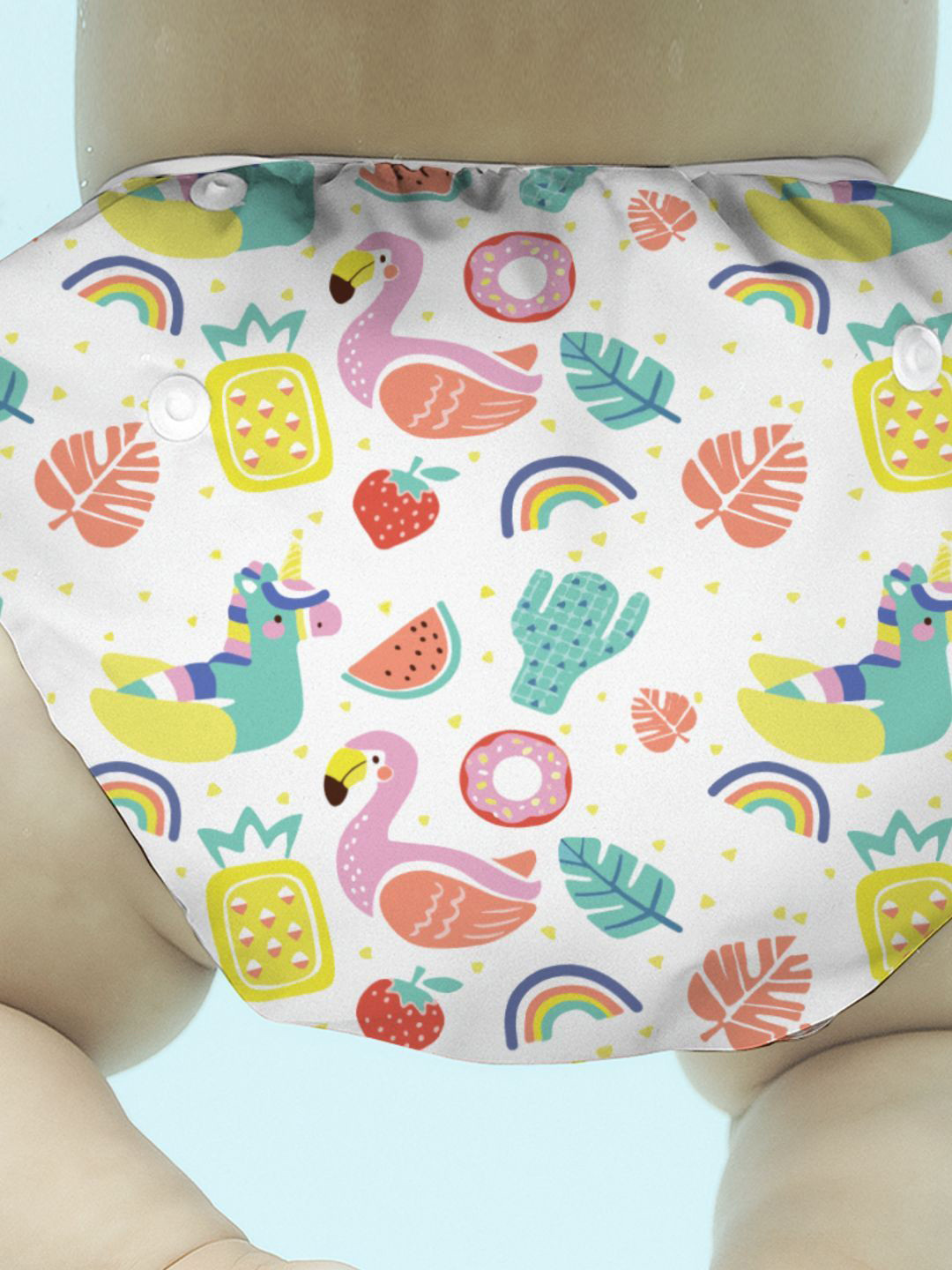 Polka Tots Reusable & Washable Baby Swim Diaper- L