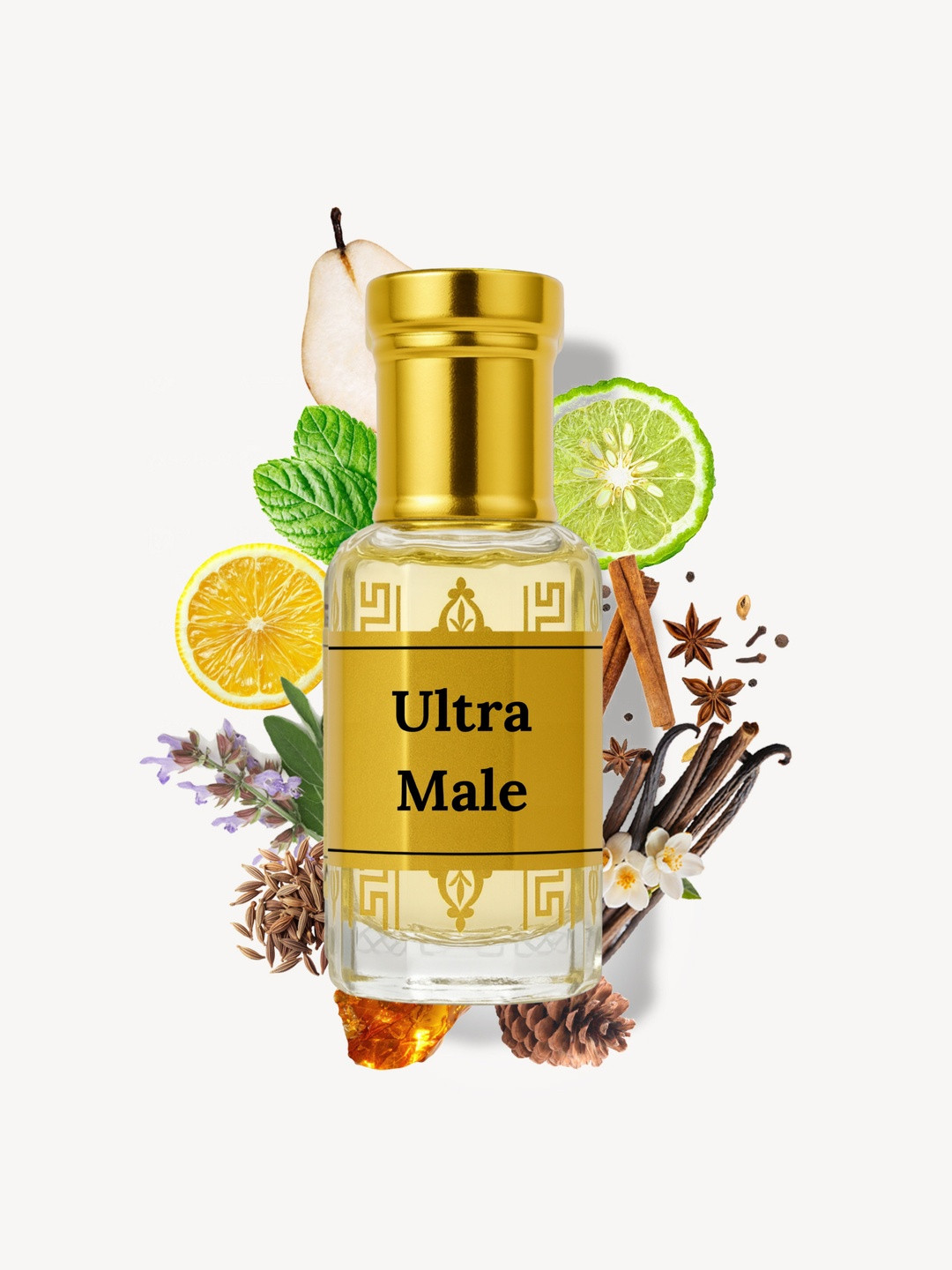 Ali Perfumes Ultra Male Long Lasting & Alcohol Free Attar - 6 ml