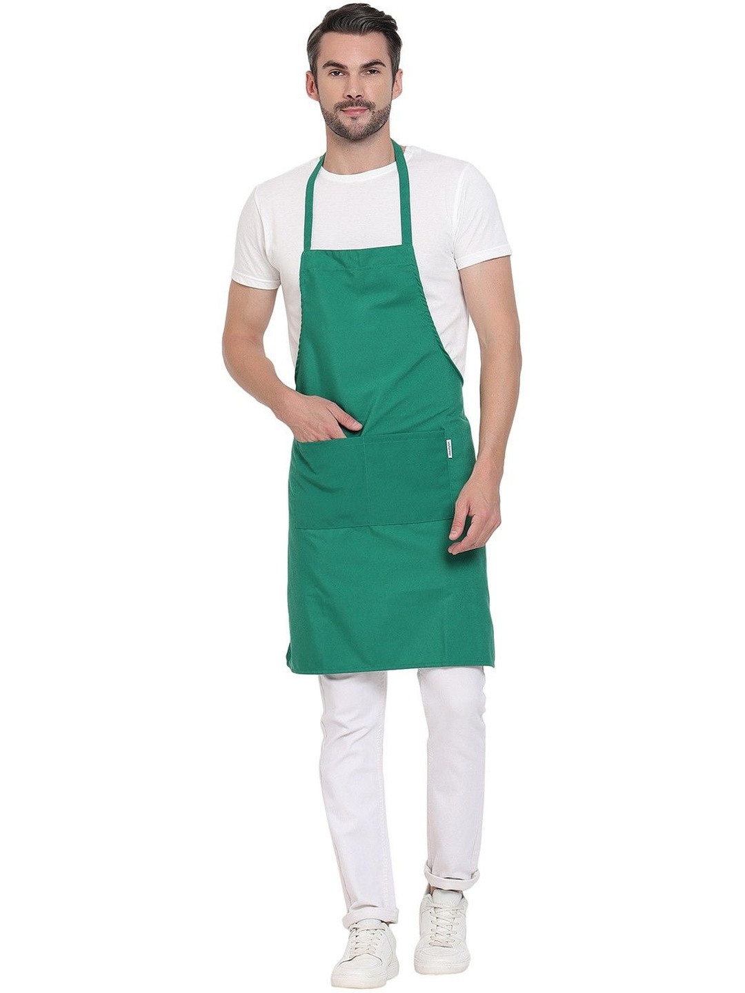 uniformer Unisex Cotton Solid Apron With Front Pocket