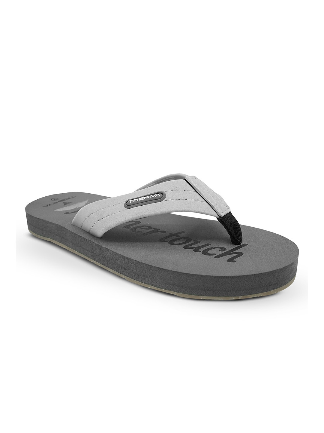 Trekiva Men Printed Fabric Regular Thong Flip-Flops