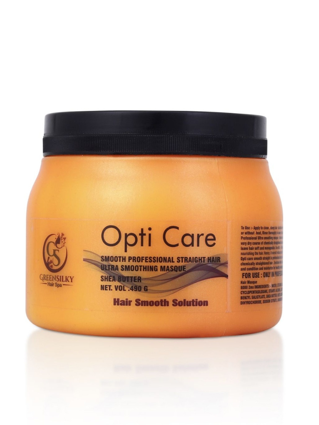 GS GREENSILKY Opti Care Soft, Shine & Hair Repair Hair Smoothening Mask - 490 g
