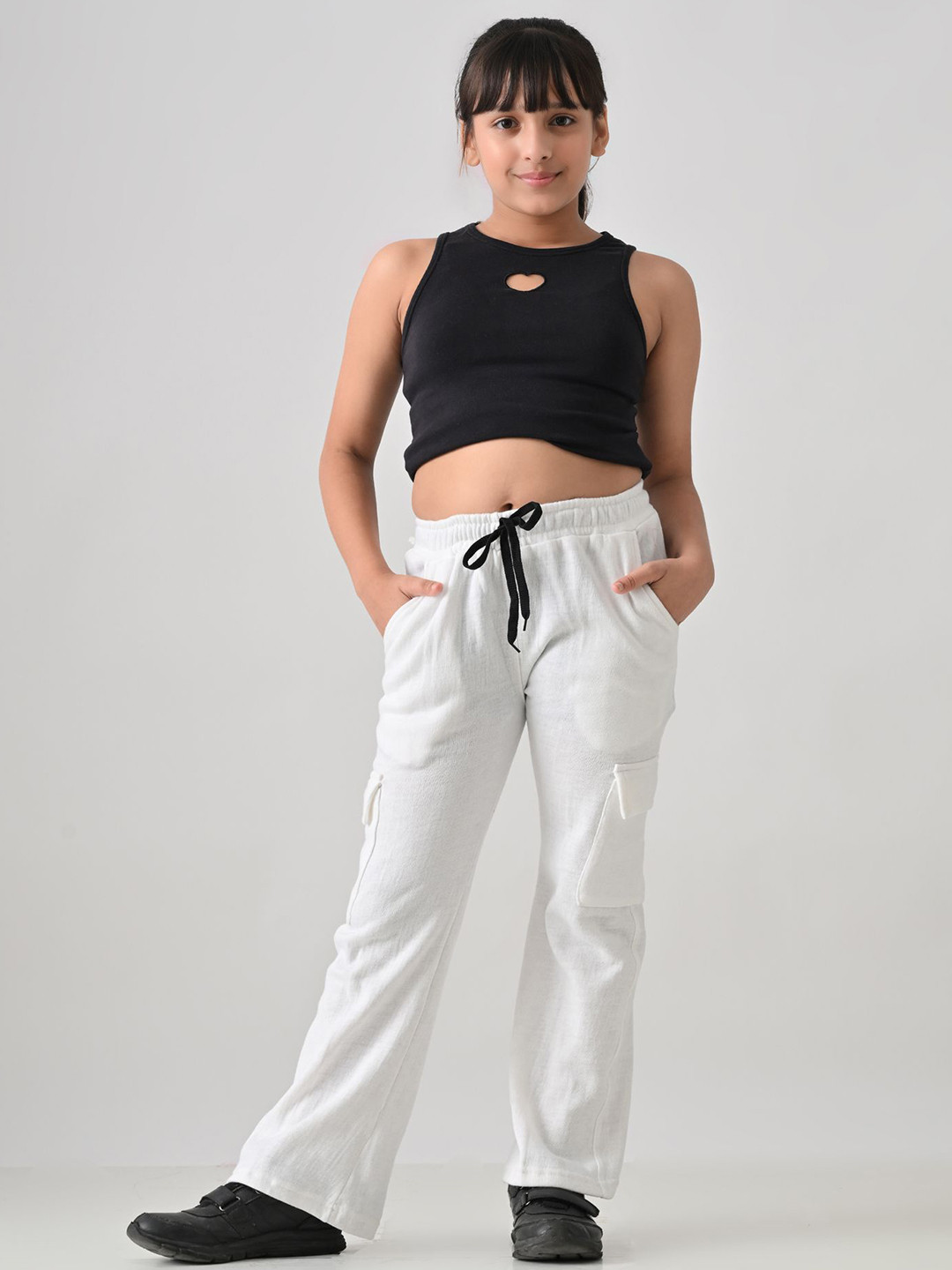 BAESD Girls Winter Cargo Track Pants