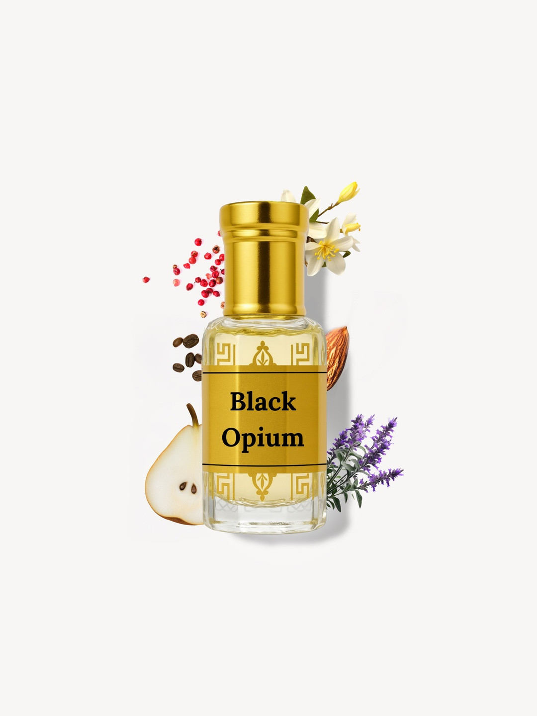 Ali Perfumes Unisex Black Opium Long Lasting & Alcohol Free Attar - 6 ml