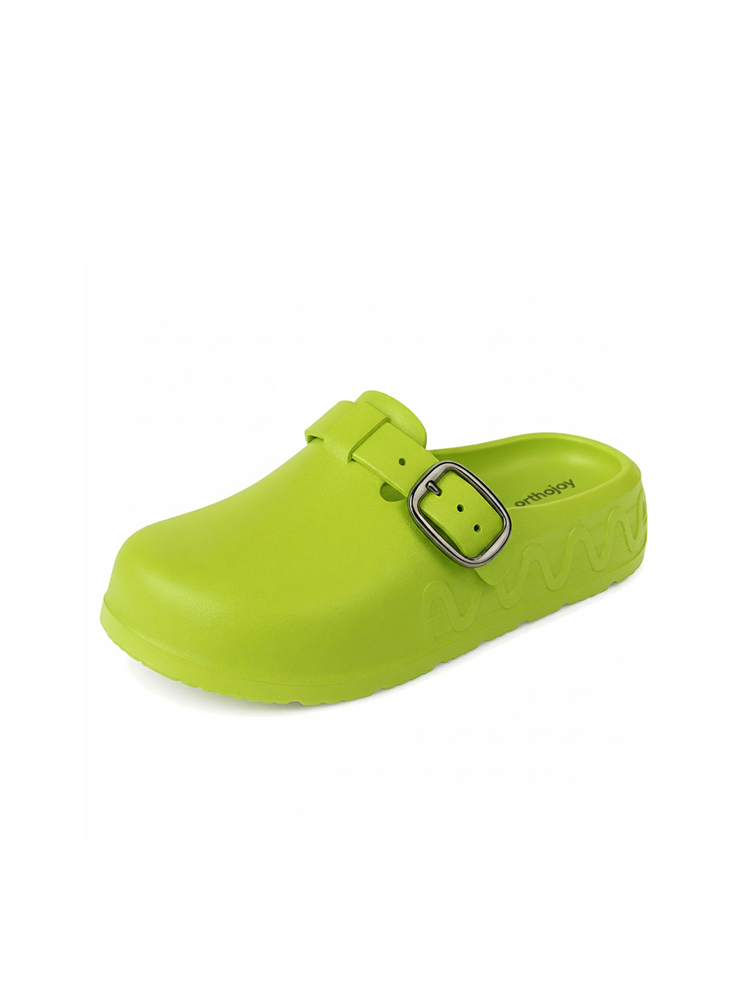 ORTHO JOY Women Solid Clogs Flip Flops