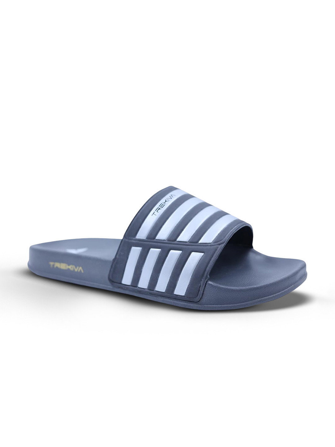 Trekiva Men Grey EVA Premium Slider Flexible & Durable Slippers