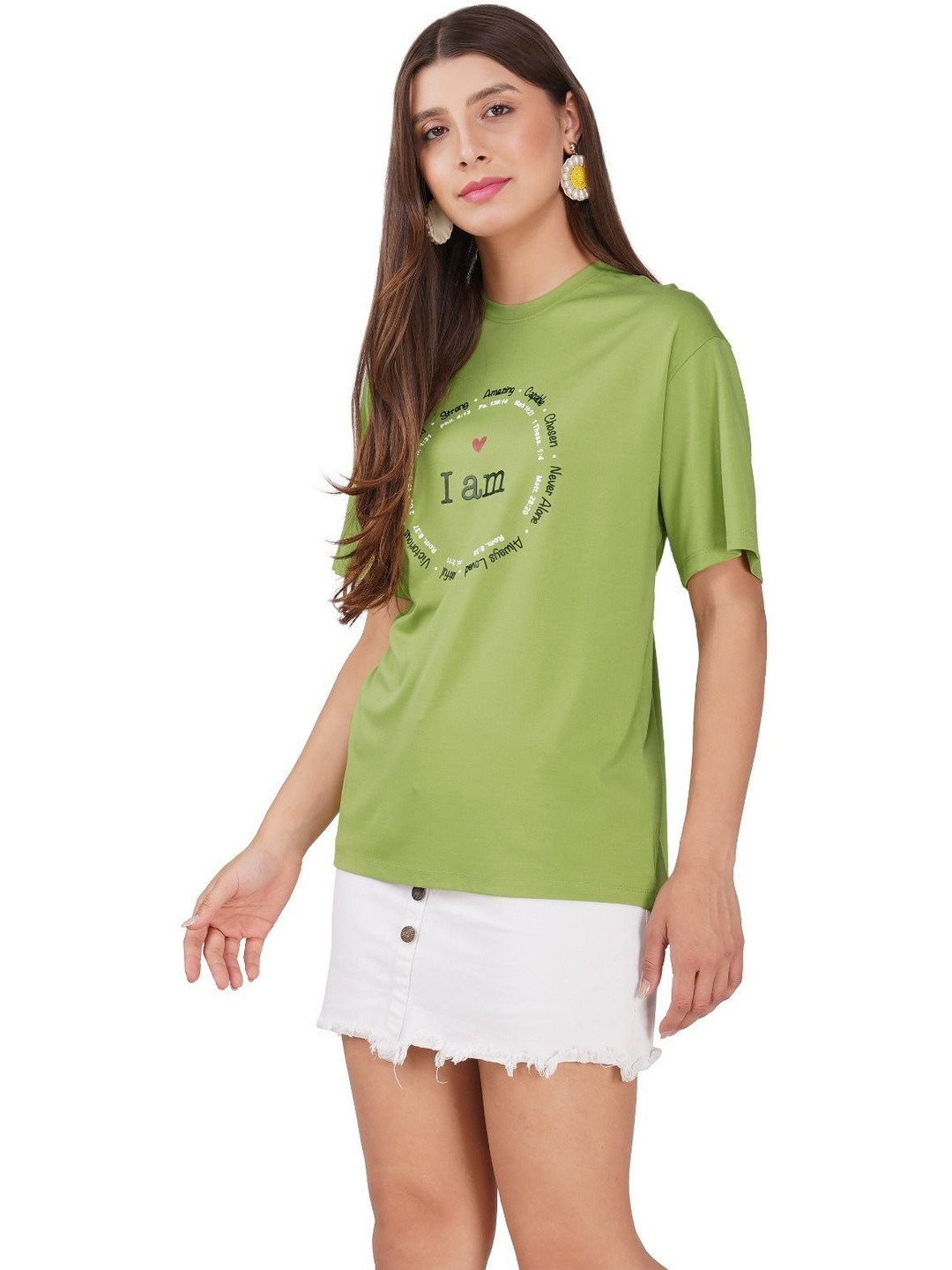 American Eagle Women Typography Printed 1 T-shirt