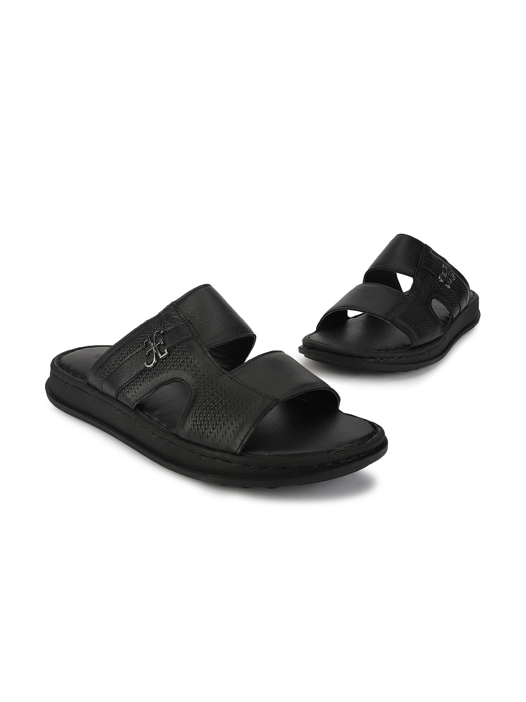 Woods Men Leather Comfort Sandals