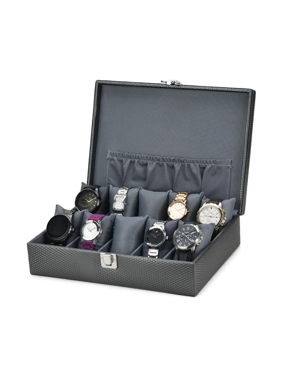 essart Unisex 5 Slots Watch Organiser Box