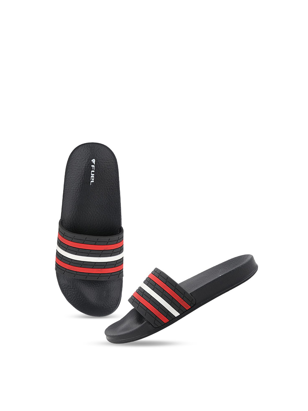 FUEL Kids Striped Sliders