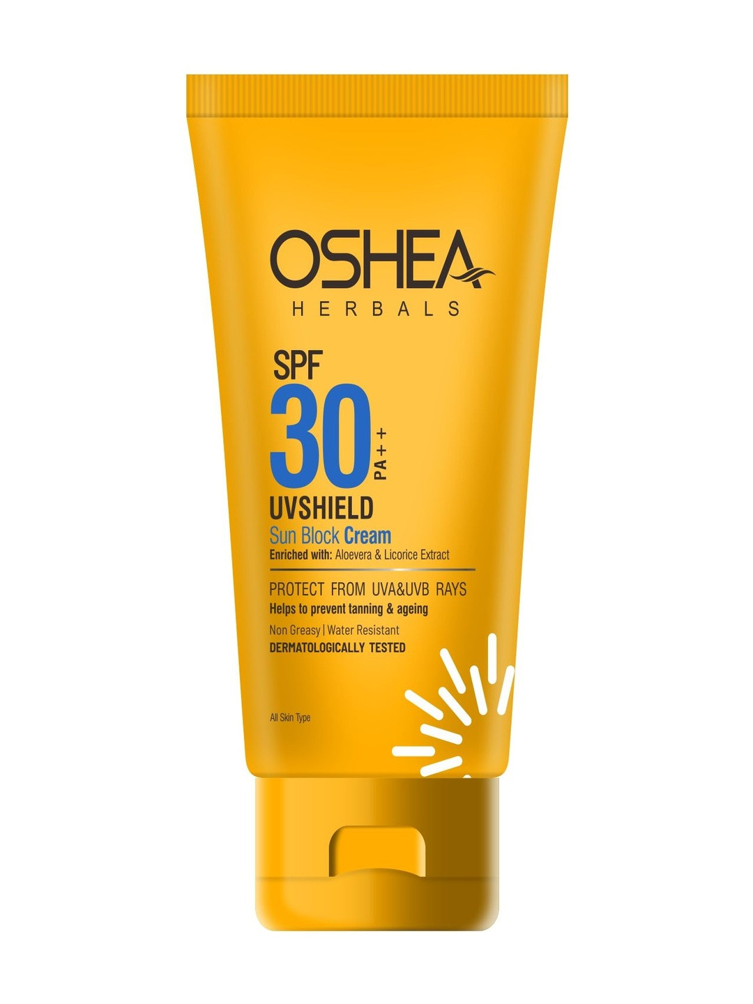 Oshea Herbals UV Shield Sun Block Cream SPF30 PA+++ - 60 g
