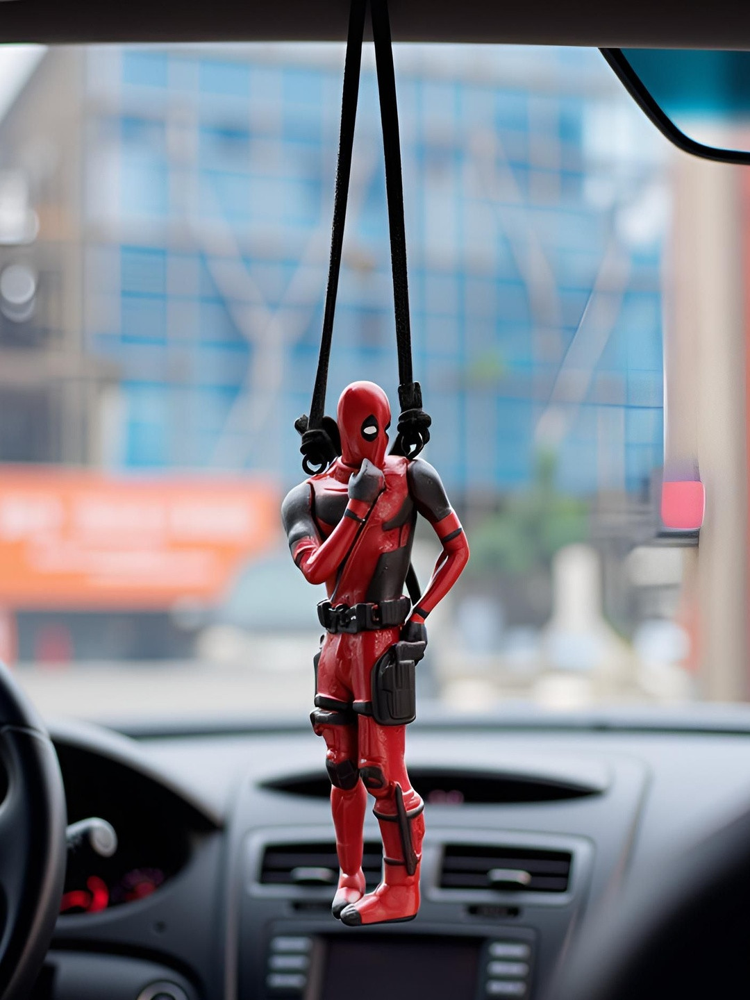 Flenzy Red & Black Deadpool Figurine Showpiece